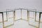 French Brass Side Tables, 1960s, Set of 4, Image 5