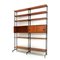 Italian Metal and Teak Wall Unit, 1950s, Image 3