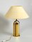 Large Brass and Glass Table Lamp from Vereinigte Werkstätten Collection, 1970s, Image 4