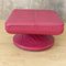 Pink Square Stool, 1970s 1