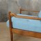 Fauteuils Scandinaves Bleu Clair, années 50, Set de 2 3