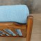 Scandinavian Light Blue Armchairs, 1950s, Set of 2 5