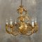 Hollywood Regency Style Ceiling Lamp, 1950s, Image 8