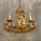 Hollywood Regency Style Ceiling Lamp, 1950s, Image 9