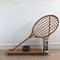 Bamboo and Rattan Racket Shelves, 1960s, Set of 2 5