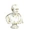 Antique French Montesquieu Bust Sculpture, 1880s 1