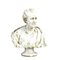 Antique French Montesquieu Bust Sculpture, 1880s, Image 1