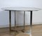 French Chrome Steel and Glass Dining Table, 1970s 4