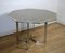 French Chrome Steel and Glass Dining Table, 1970s 3