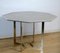 French Chrome Steel and Glass Dining Table, 1970s 22
