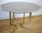 French Chrome Steel and Glass Dining Table, 1970s 1