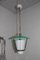 Stilnovo Design Ceiling Lamp in Glass & Brass 6