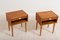 Nachttische aus Teak, 1960er, 2er Set 4