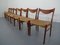 Chaises de Salle à Manger en Teck et Corde en Papier par Ejner Larsen pour Glyngore Stolefabrik, 1960s, Set de 8 16