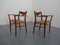 Teak & Paper Cord Dining Chairs by Ejner Larsen for Glyngore Stolefabrik, 1960s, Set of 2 20