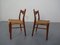 Esszimmerstühle aus Teak & Papierkordelgeflecht von Ejner Larsen für Glyngore Stolefabrik, 1960er, 2er Set 19