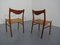 Chaises de Salle à Manger en Teck et Corde en Papier par Ejner Larsen pour Glyngore Stolefabrik, 1960s, Set de 2 7