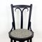 Antique Art Nouveau Wooden Dining Chair, Image 9