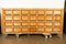 Mid-Century Industrial Bank of Drawers 18