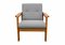 Mid-Century Modern Beech Armchair, 1970s, Image 9