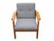 Mid-Century Modern Beech Armchair, 1970s, Image 1