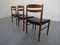 Swedish Rosewood Side Chairs by Carl Ekström for Albin Johansson & Söner, 1960s, Set of 3 4