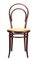 Antique Austrian Model 14 Rosewood Dining Chair from Thonet, Image 1