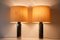 German Decagonal Chromed Table Lamps, 1960s, Set of 2, Image 2
