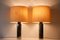 Lámparas de mesa alemanas de metal cromado, años 60. Juego de 2, Imagen 2