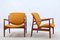 Mid-Century 136 Lounge Chairs by Finn Juhl for France & Søn / France & Daverkosen, Set of 2 4