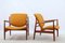 Mid-Century 136 Lounge Chairs by Finn Juhl for France & Søn / France & Daverkosen, Set of 2, Image 4