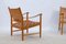 Mid-Century Safari Lounge Chairs, Set of 2 4