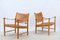 Mid-Century Safari Lounge Chairs, Set of 2 7