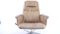 Vintage Leather Lounge Chair with Ottoman, Image 18