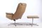 Vintage Leather Lounge Chair with Ottoman, Image 11