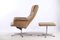 Vintage Leather Lounge Chair with Ottoman 8