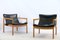 Fauteuils Mid-Century en Cuir de Walter Knoll/Wilhelm Knoll, Set de 2 2