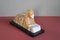 Alabaster und Marmor Sphynx Lampe, 1930er 1