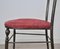 Chiavarine Beistellstühle mit Samtbezug & Gestell aus Messing im Hollywood Regency-Stil, 2er Set 7