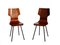 Italian Plywood Dining Chairs, 1950s, Set of 2 3