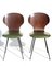 Plywood & Metal Dining Chairs by Carlo Ratti for Lissoni, 1950s, Set of 2 4