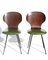 Plywood & Metal Dining Chairs by Carlo Ratti for Lissoni, 1950s, Set of 2, Image 4