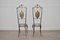 Hollywood Regency Chiavarine Brass Side Chairs, 1930s, Set of 2, Image 3