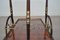 Mid-Century Italian Mahogany & brass Trolley 6