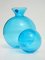 Azurblaue Vase aus Muranoglas von Egidio Costantini für De Majo, 1992 2