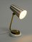 Lámpara de mesita de noche de latón y metal, años 50, Imagen 15