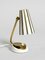 Brass and Metal Bedside Lamp, 1950s 3