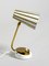 Brass and Metal Bedside Lamp, 1950s, Image 1