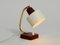 German Metal and Brass Bedside Lamp, 1950s, Image 11