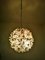 Lámpara de techo Sputnik de cristal de Murano de Paolo Venini para VeArt, años 60, Imagen 5